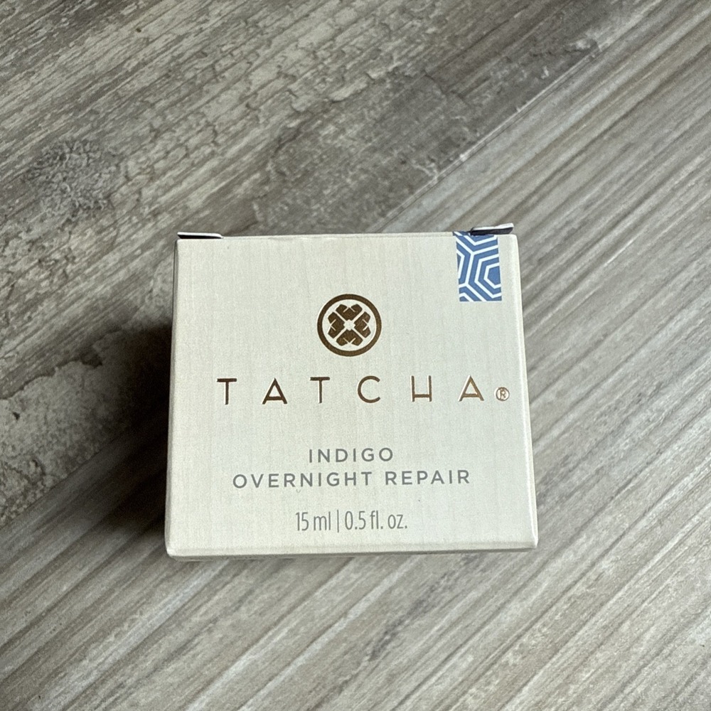 Tatcha Indigo Overnight Repair 0.5 fl. oz. Soothing Serum in Cream  Travel (NEW)